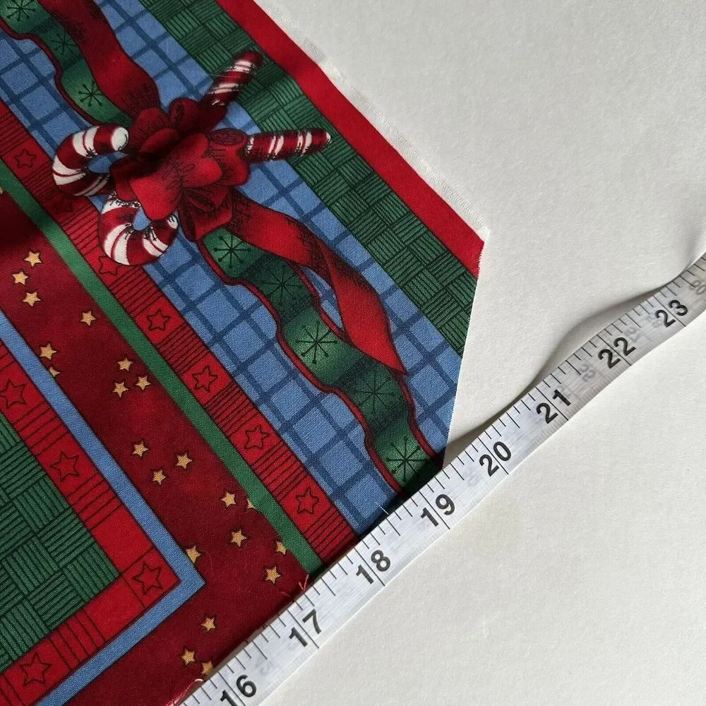 Santa Panel Christmas Panel Fabric Quilt Panel Pillow Quilt Blocks Cranston READ